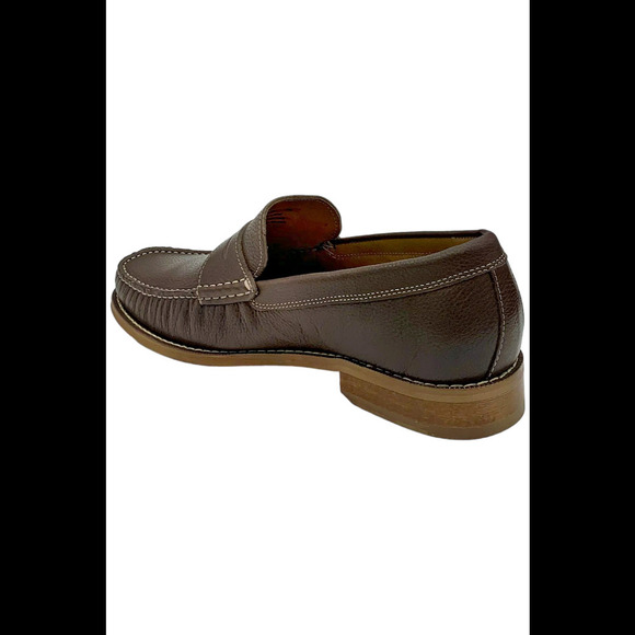 Donald Pliner Men's Miles Soft Tumble Leather Loafers Cappuccino - Medium - Picture 3 of 3